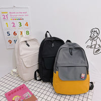 Nylon Zipper Everyday Backpacks