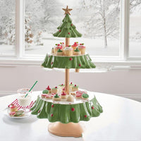 Christmas Tree Bowl Holder Food Divider Holiday Resin Decorations