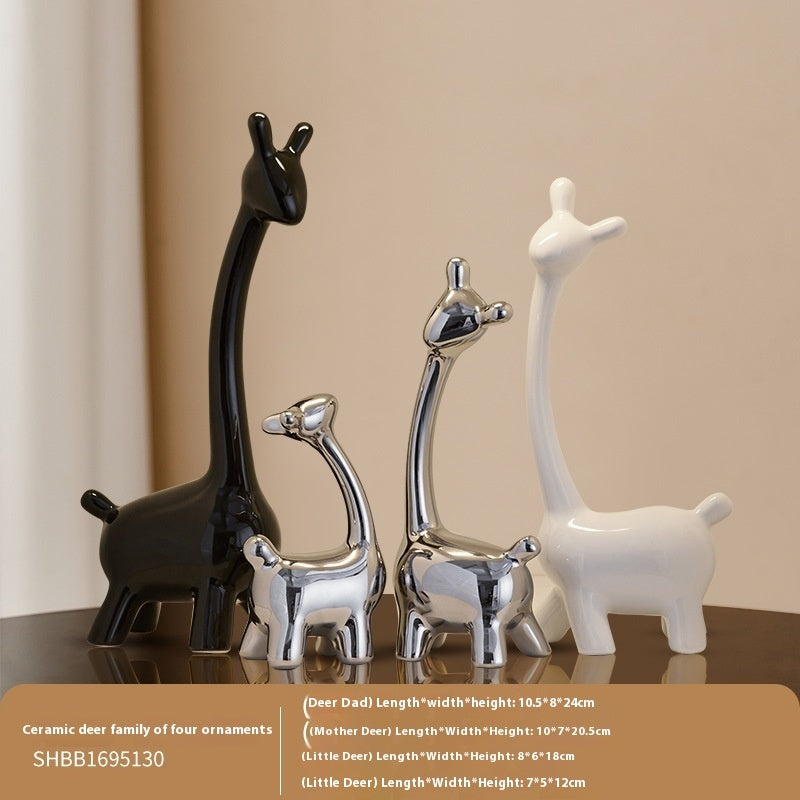 Cat, Bunny, Deer, Elephant Companions Figurine