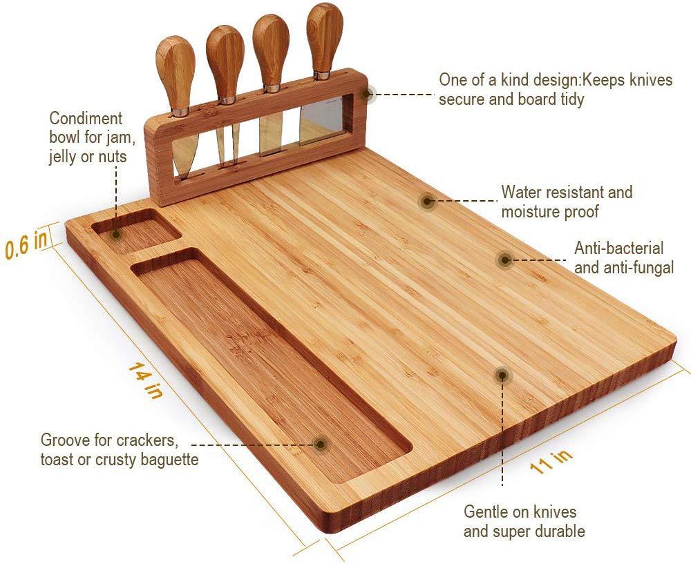 Bamboo cutting board bamboo tray