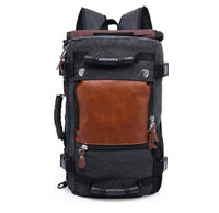 Retro Casual Large Capacity Backpack Men's Backpack Multifunction Travel Casual Backpack