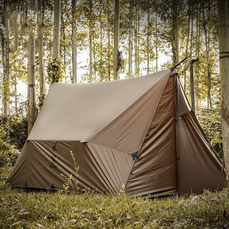 Wilderness Hut, Awning, Stove Compatible