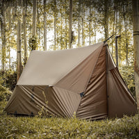 Wilderness Hut, Awning, Stove Compatible