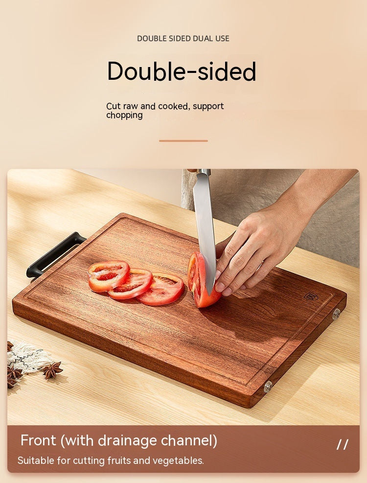 Ebony Cutting Board Solid Wood Household Cutting Board