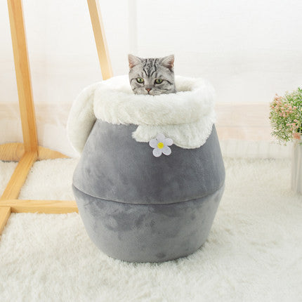 Winter Thickened Cat House Cat Sleeping Bag