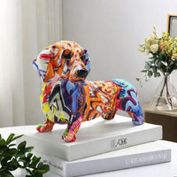 Colorful Weiner Dog Decorations