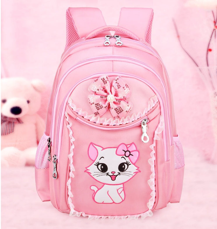 Primary school bag 6-12 year old girl backpack cute princess