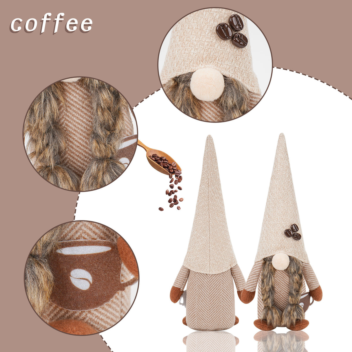 Coffee Festival Gnome Doll