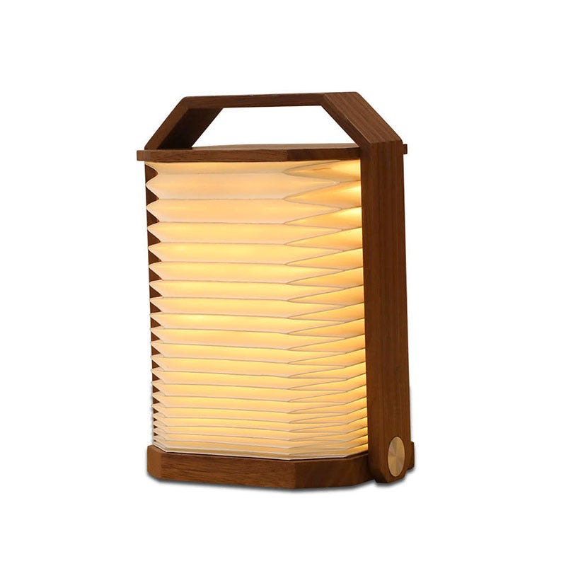 Creative Wooden Hand Lamp Interior Decoration