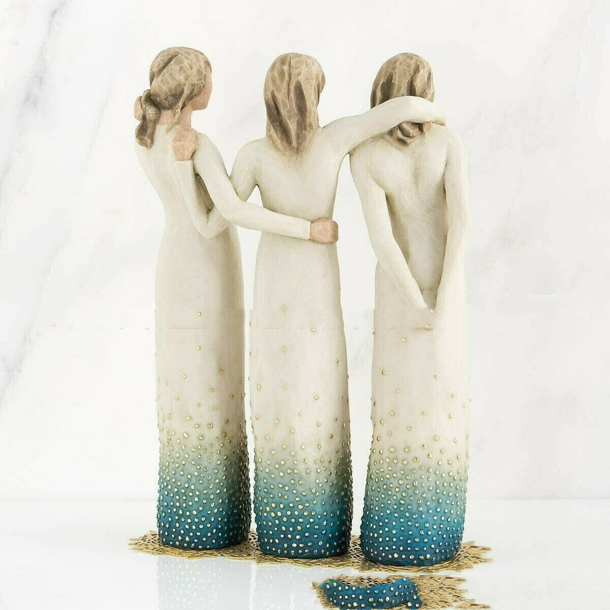 Three Female Resin Sculpture