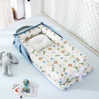 Cotton Portable Baby Crib Newborn Foldable