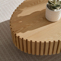 Modern Handmade Drum Coffee Table