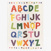 Floor Mat Cartoon Bedside Blanket Household Children's Alphabet Blanket