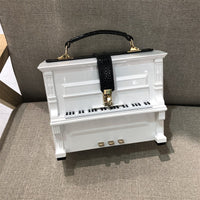 Piano Acrylic Box Shoulder Crossbody Small Square Bag