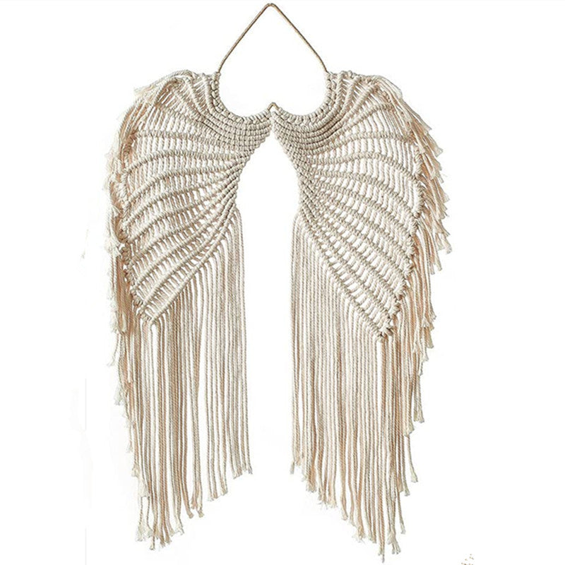 Bohemian Angel Wings Woven Wall Tapestry