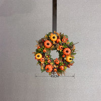 Pumpkin Harvest Artificial Wreath