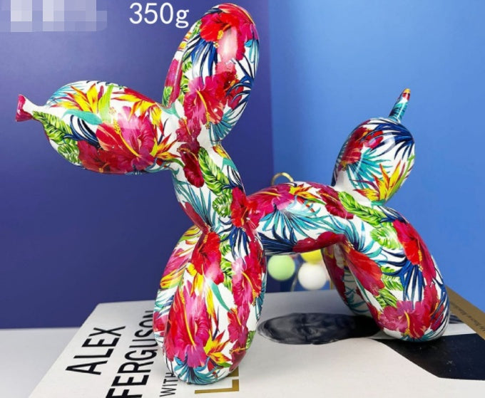 Decrative Resin Ballon Dog