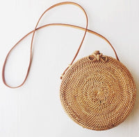 Woven Round Crossbody