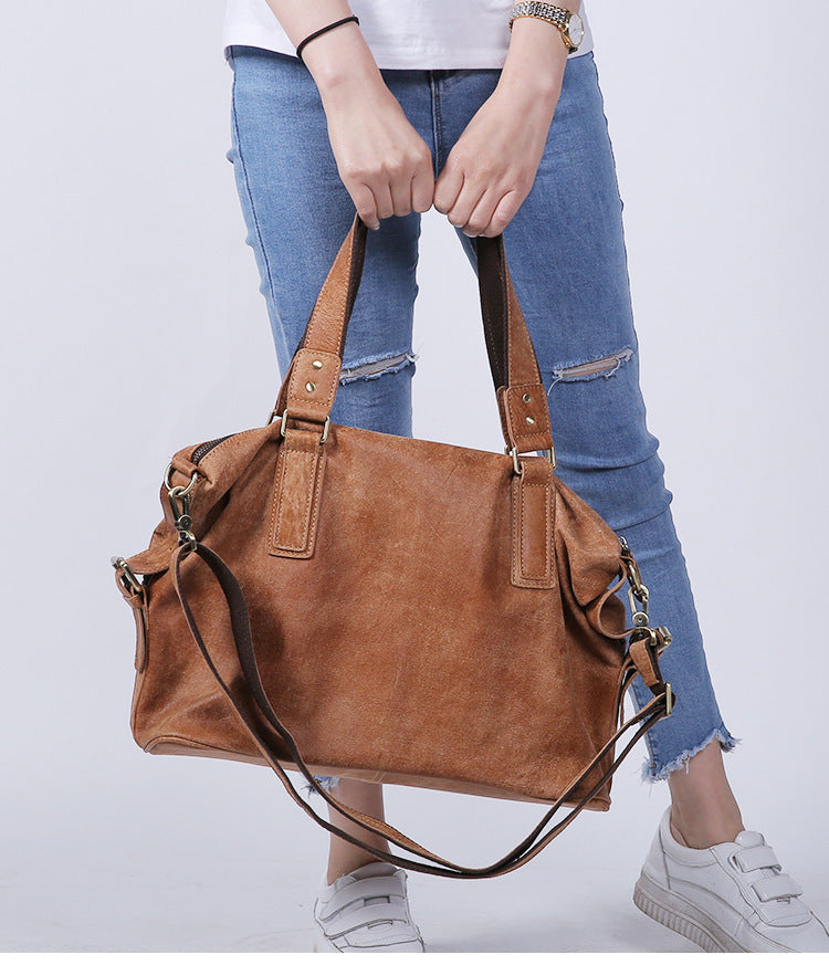 Fashion cowhide lady handbag