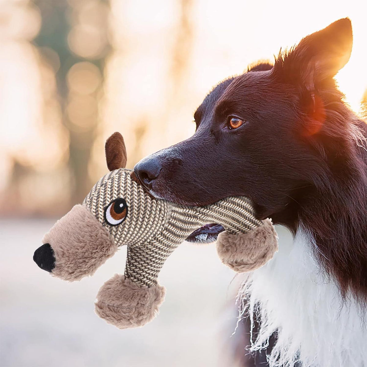 Large Dog Squeaky Toys Stuffed Animal Dog Plush Toy