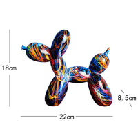 Decrative Resin Ballon Dog