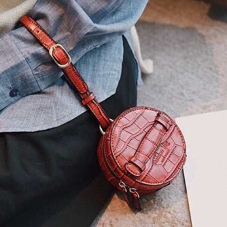 Small Round Wrist Tote