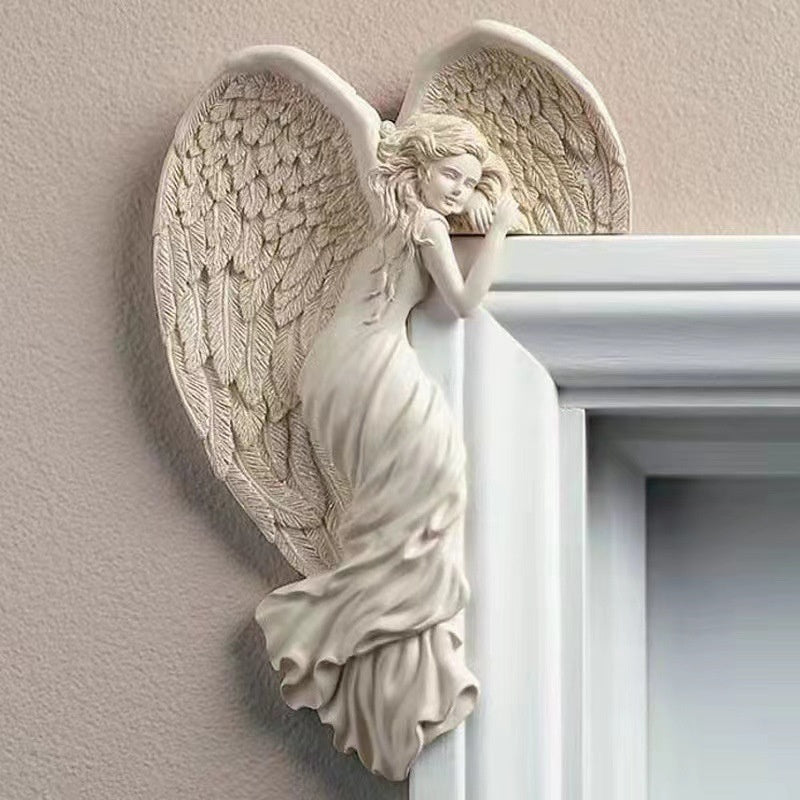 Angel Door Frame Decoration Resin Crafts
