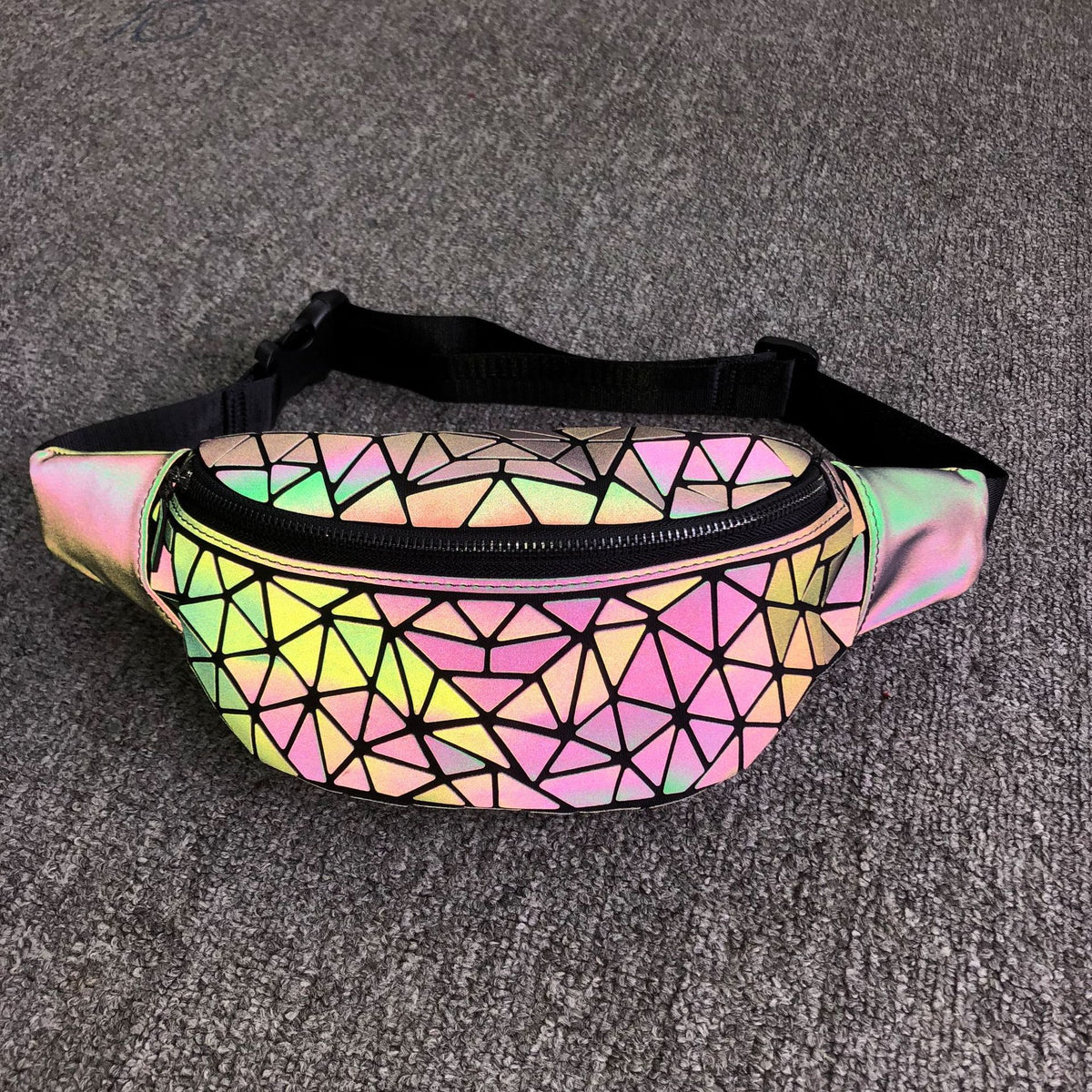 Ling Ge luminous color chest bag