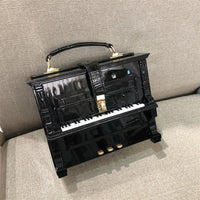 Piano Acrylic Box Shoulder Crossbody Small Square Bag