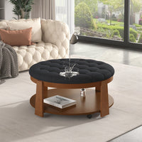 Round Footstool Coffee Table