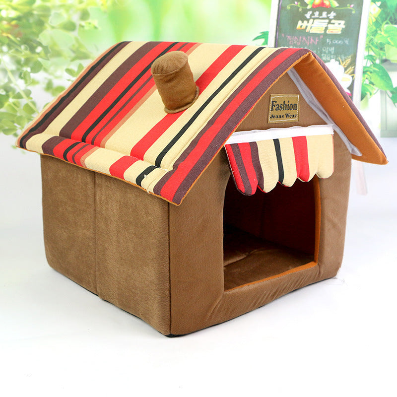 Petdog folding factory wholesale pet pad four warm summer detachable folding house