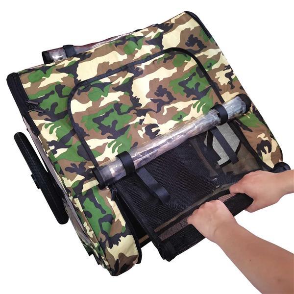 Camouflage Folding Bicycle Trailer