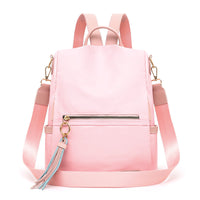 Oxford fabric color contrast fashion backpack