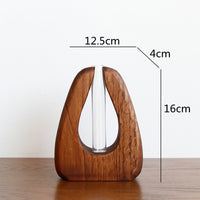 Creative Living Room Solid Wood Vase Countertop Ornaments