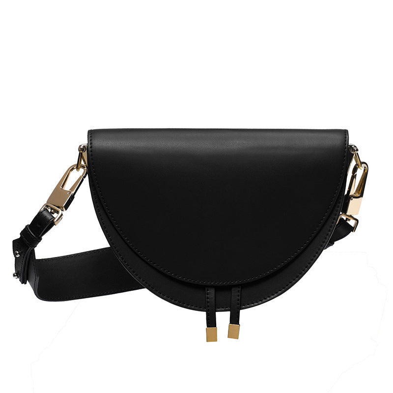 Wide shoulder strap messenger pouch