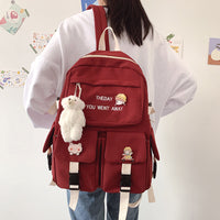 High School And College Students Simple Forest Large-capacity Backpack