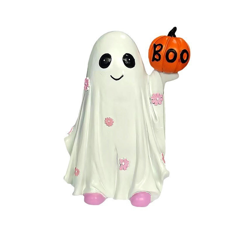 Halloween Decorations Cute Ghost Desktop Ornaments