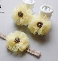 Baby Headband Socks Set