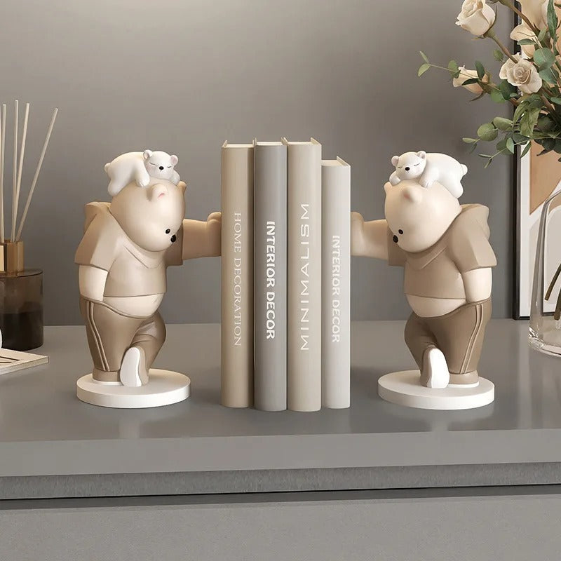 Healing Bear Bookends