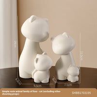 Cat, Bunny, Deer, Elephant Companions Figurine