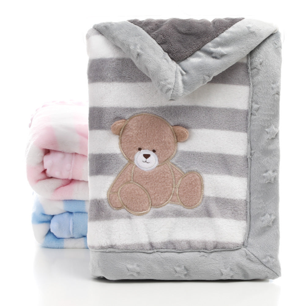 Flannel children double blanket