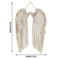 Bohemian Angel Wings Woven Wall Tapestry