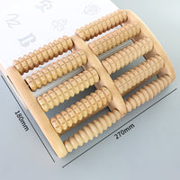 Thickened Wooden Foot Massager Wooden Roller Type