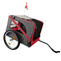 Outdoor Heavy Duty Foldable Utility Pet Stroller Dog Carriers Bicycle Trailer