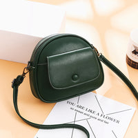 PU shoulder bag retro messenger bag