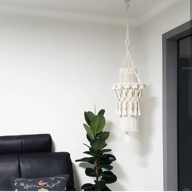 Creative Macrame Soft-Mounted Decorative Lampshade