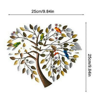 Heart Tree Wrought Iron Wall Hanging