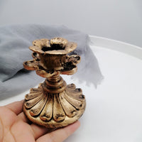 Golden Candle Holder