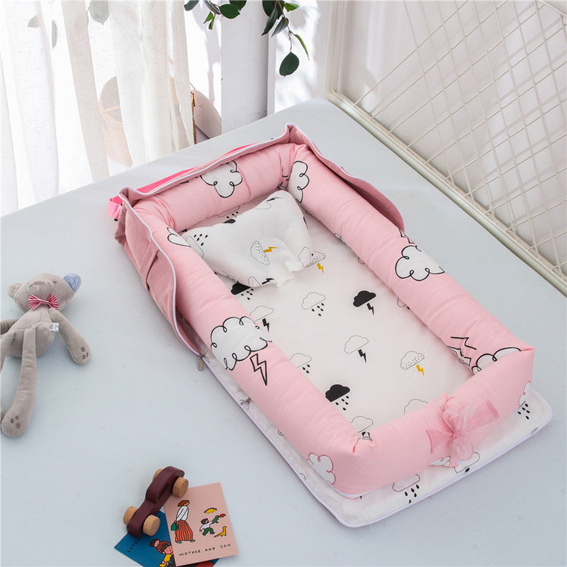 Cotton Portable Baby Crib Newborn Foldable