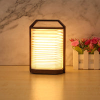 Creative Wooden Hand Lamp Interior Decoration